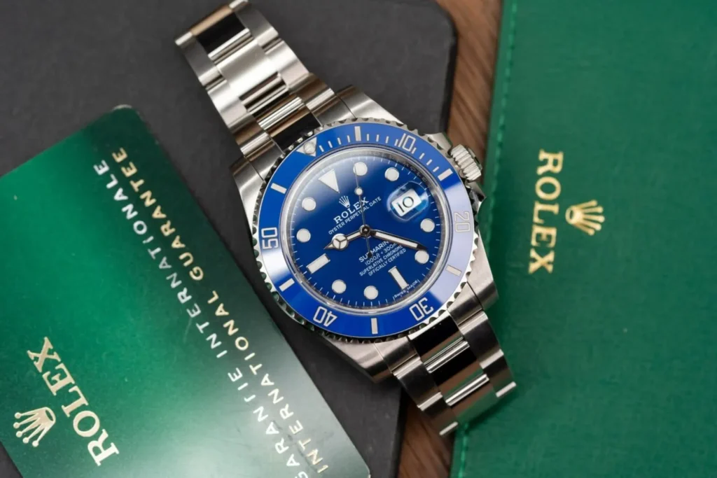 Super Clone Rolex Submariner Blue Dial 116619LB “Smurf”