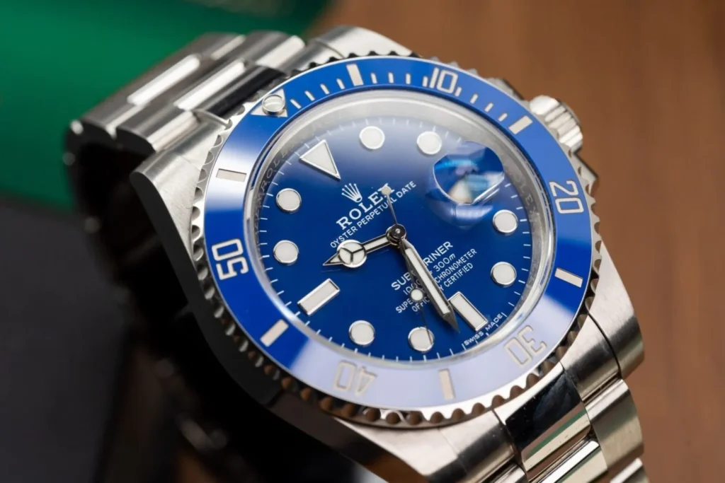 Super Clone Rolex Submariner Blue Dial 116619LB “Smurf”