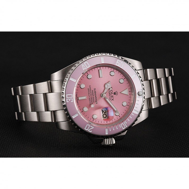 Super Clone Rolex Submariner Pink Dial 1453980