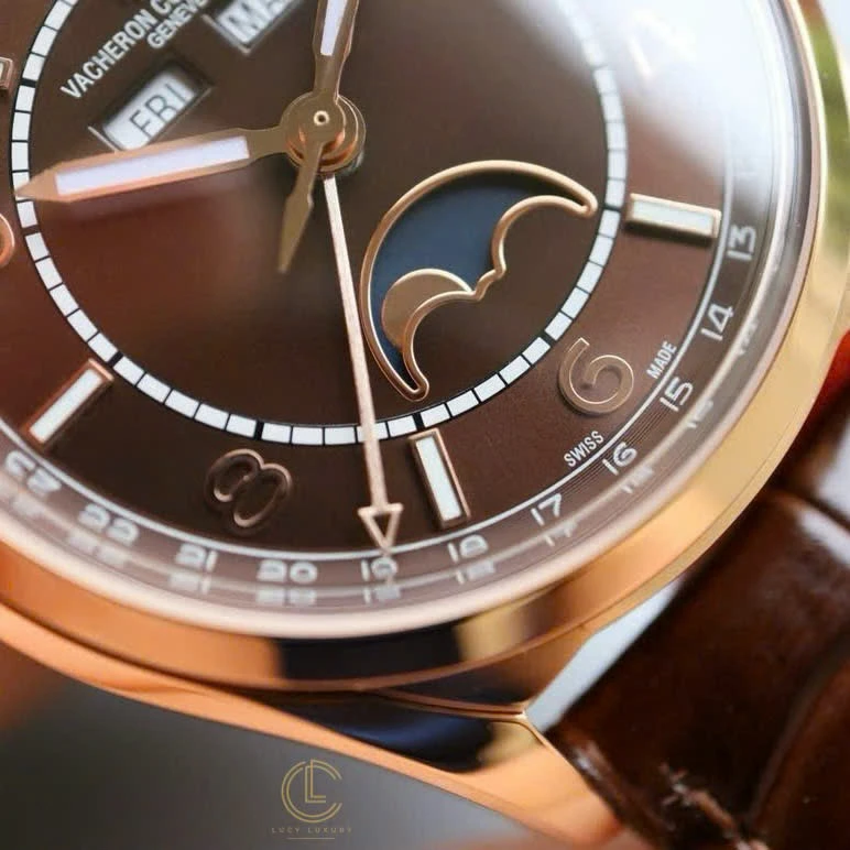 Super Clone Vacheron Constantin FiftySix Complete Calendar 4000E/000R-B065 41mm Rose Gold