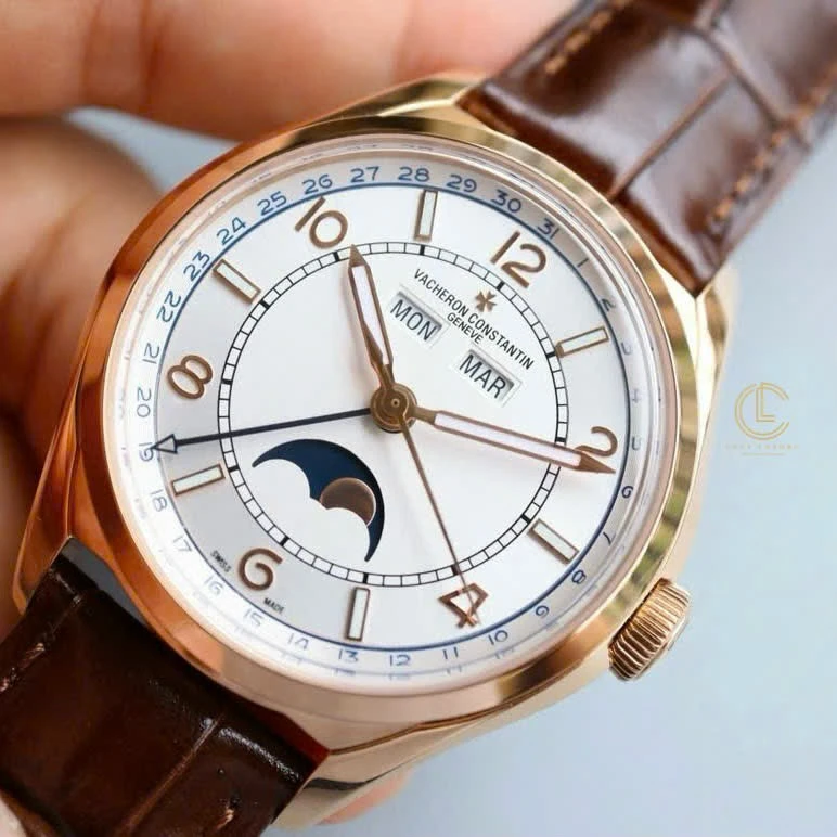 Super Clone Vacheron Constantin FiftySix Complete Calendar 4000E/000R-B438 40mm Rose Gold
