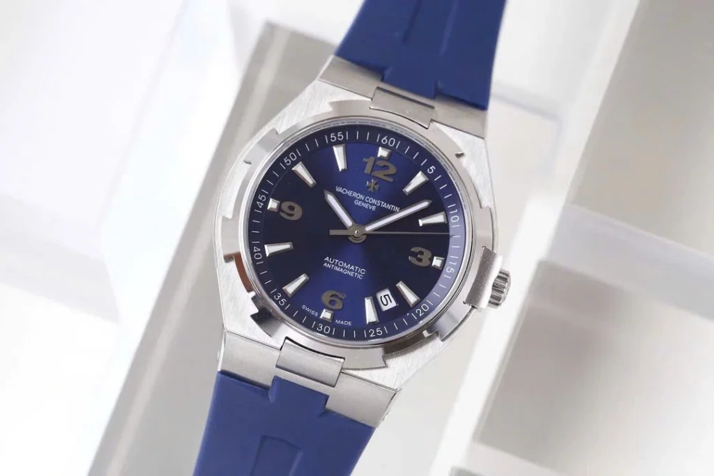 Super Clone Vacheron Constantin Overseas Blue Dial Number Roman 42mm –