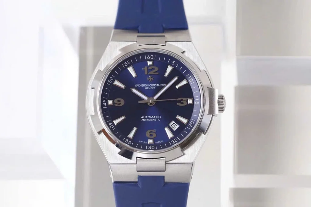 Super Clone Vacheron Constantin Overseas Blue Dial Number Roman 42mm –