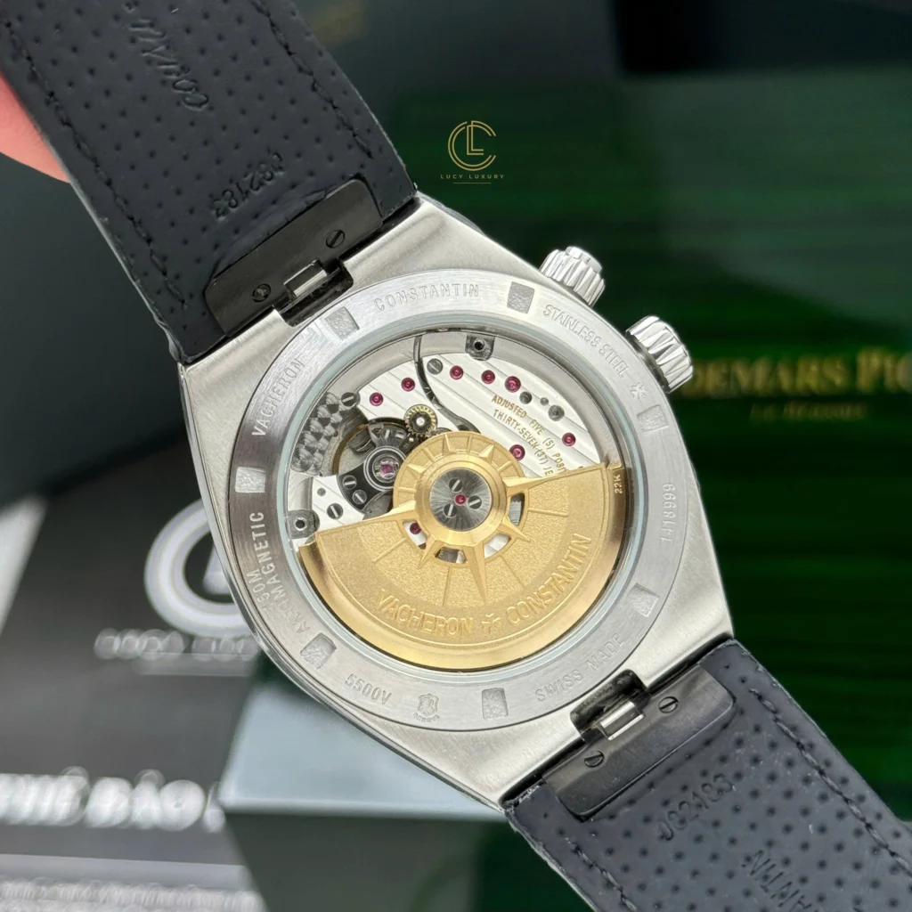 Super Clone Vacheron Constantin Overseas Dual Time 7900V 41mm Black Dial Steel