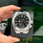 Super Clone Vacheron Constantin Overseas Dual Time 7900V 41mm Black Dial Steel