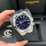 Super Clone Vacheron Constantin Overseas Dual Time 7900V 41mm Blue Dial