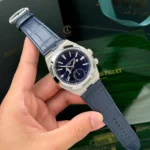 Super Clone Vacheron Constantin Overseas Dual Time 7900V 41mm Blue Dial