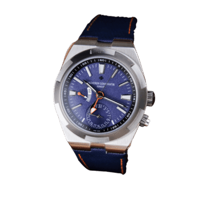 Super Clone Vacheron Constantin Overseas Dual Time 7900V 41mm Blue Dial Steel