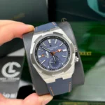 Super Clone Vacheron Constantin Overseas Dual Time 7900V 41mm Blue Dial Steel