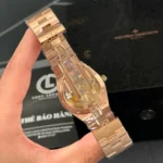 Super Clone Vacheron Constantin Overseas Rose Gold 4500V/110R-B705 41mm Blue Dial