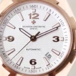Super Clone Vacheron Constantin Overseas Rose Gold White Dial Number Roman 42mm