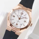 Super Clone Vacheron Constantin Overseas Rose Gold White Dial Number Roman 42mm