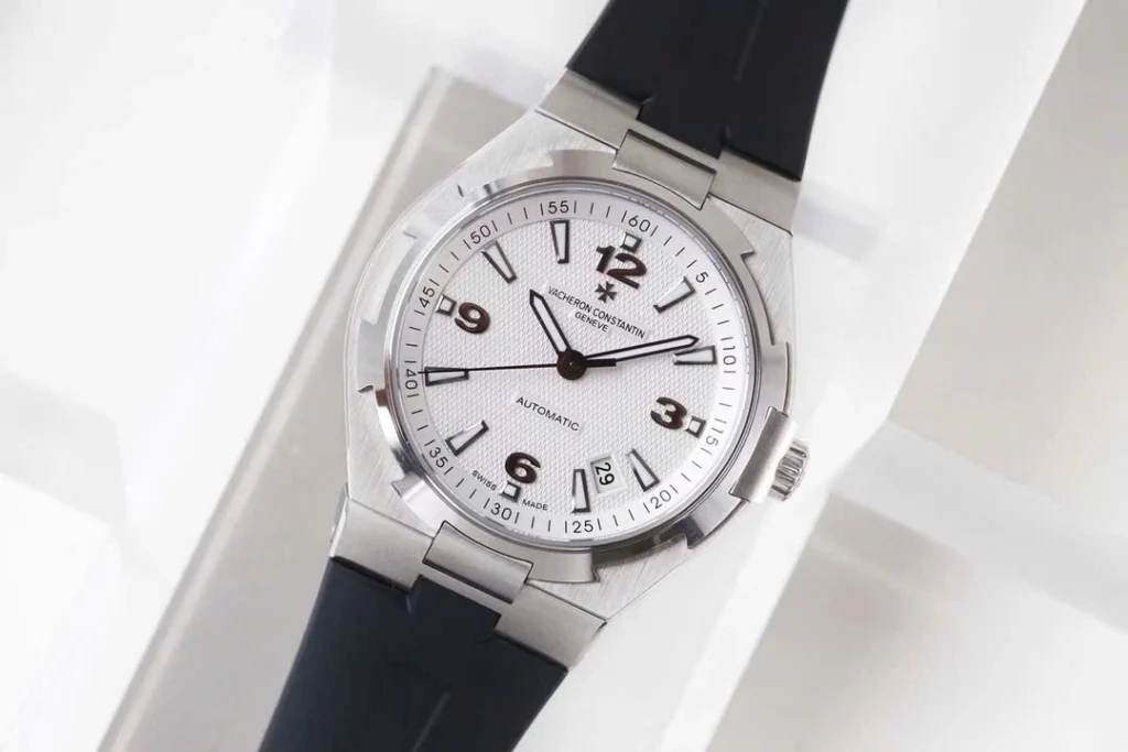 Super Clone Vacheron Constantin Overseas White Dial Number Roman 42mm