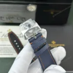 Super Clone Vacheron Constantin Overseas Dual Time 7900V 41mm Blue Dial Steel