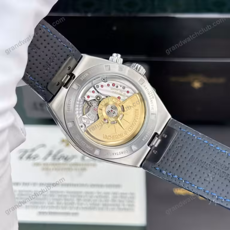 Super Clone Vacheron Constantin Overseas Dual Time 7900V 41mm Blue Dial