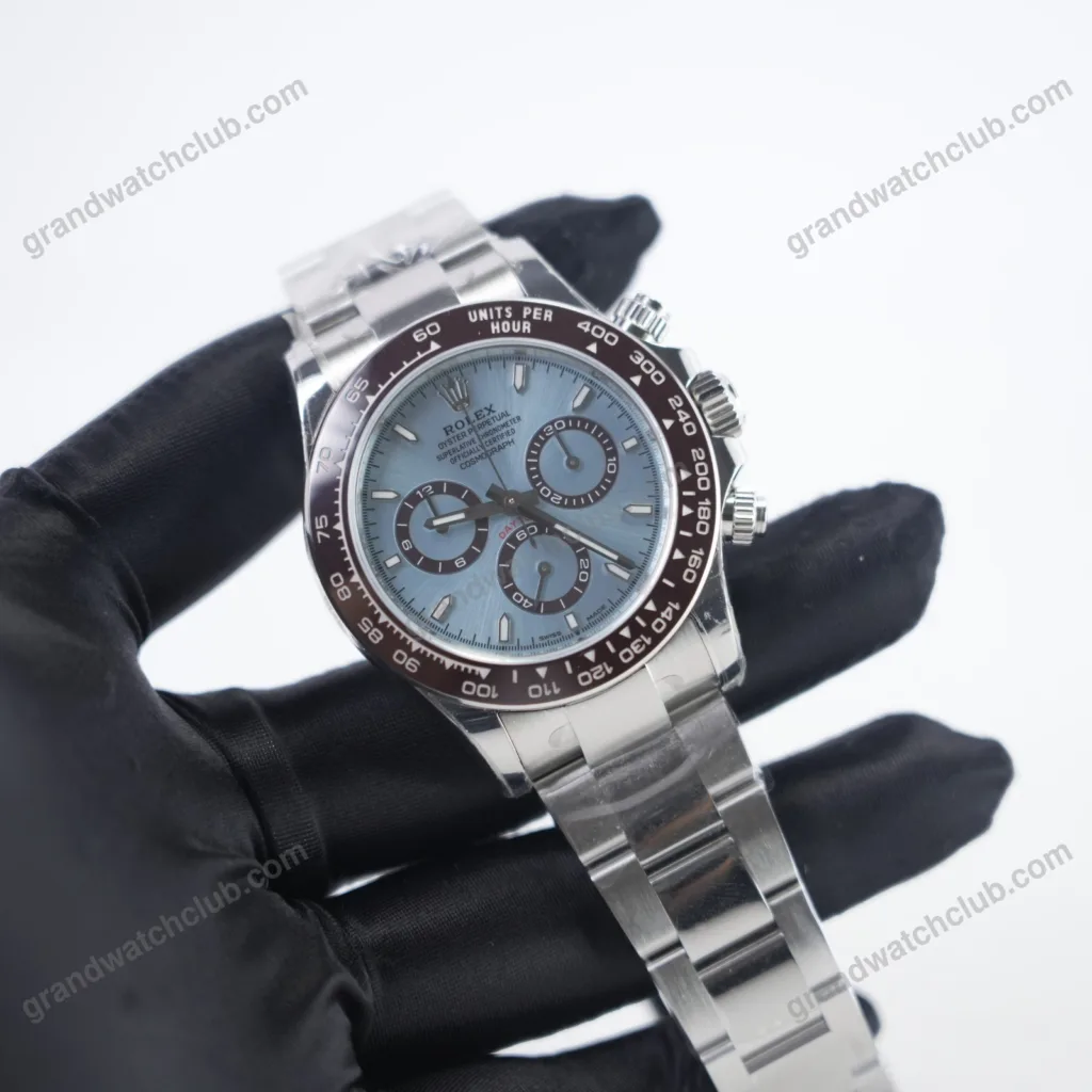 Super Clone Rolex Daytona 126506 “Platona” Open Caseback — clasp and links