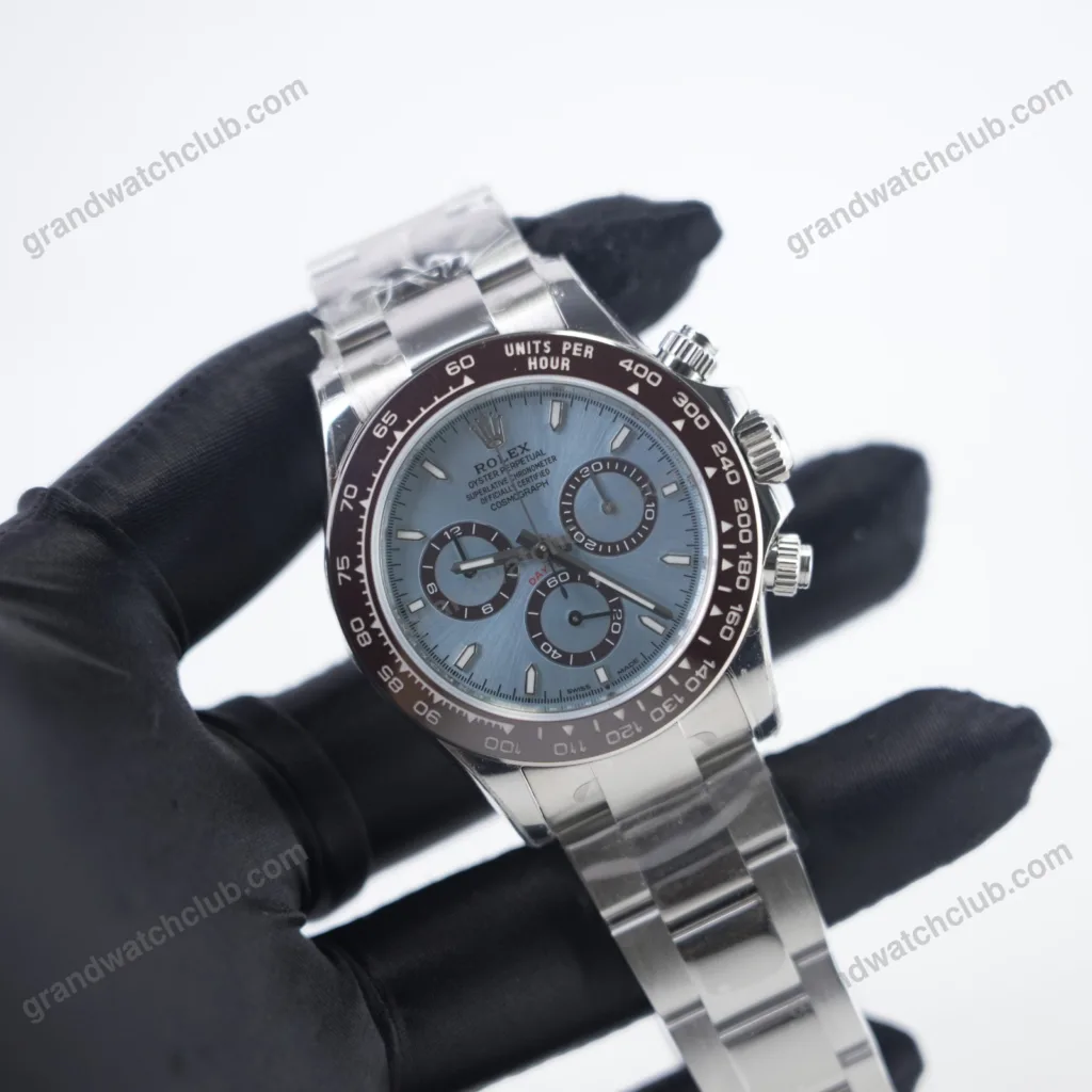 Super Clone Rolex Daytona 126506 “Platona” Open Caseback — side profile