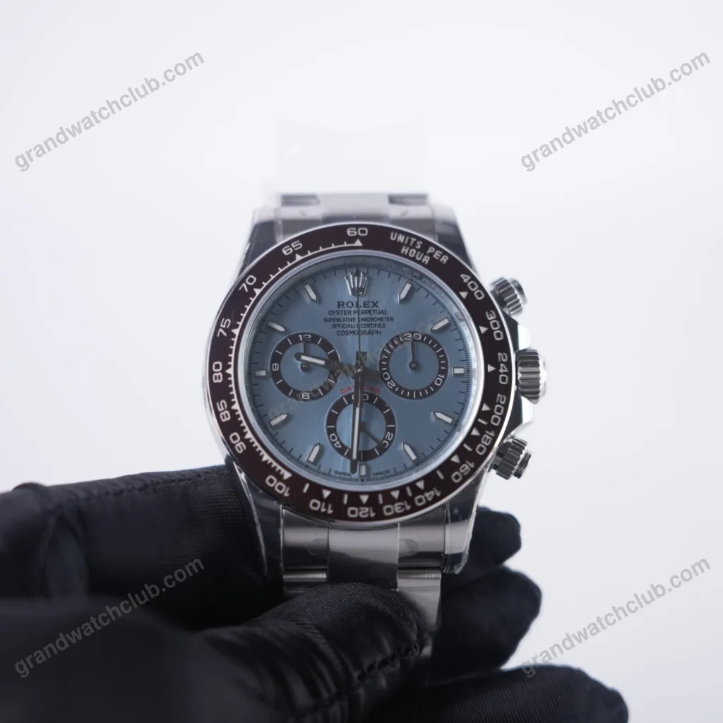 Super Clone Rolex Daytona 126506 “Platona” Open Caseback — movement / caseback view