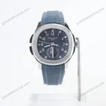 Super Clone Patek Philippe Aquanaut 40mm Rubber Strap Steel 5164G - view 16