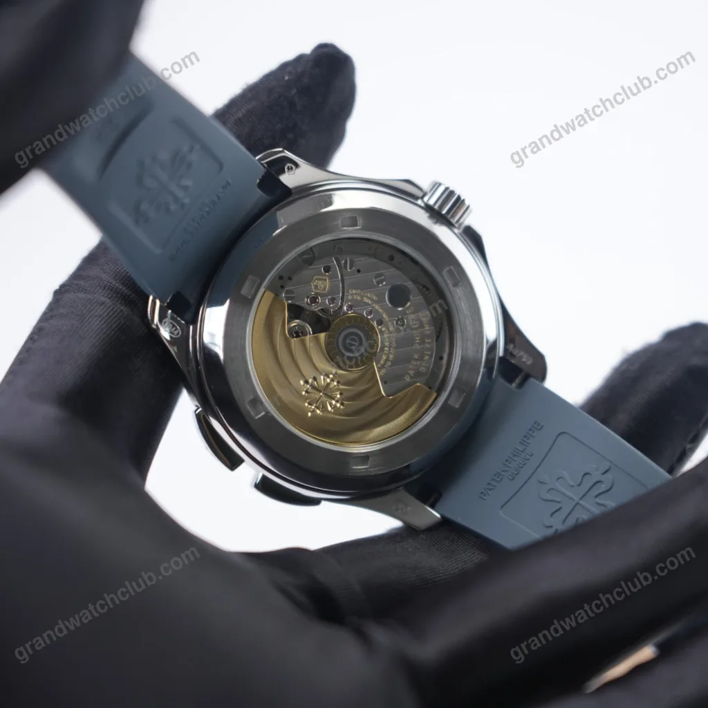 Super Clone Patek Philippe Aquanaut 40mm Rubber Strap Steel 5164G - view 9