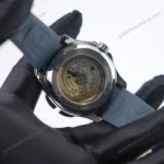 Super Clone Patek Philippe Aquanaut 40mm Rubber Strap Steel 5164G - view 9