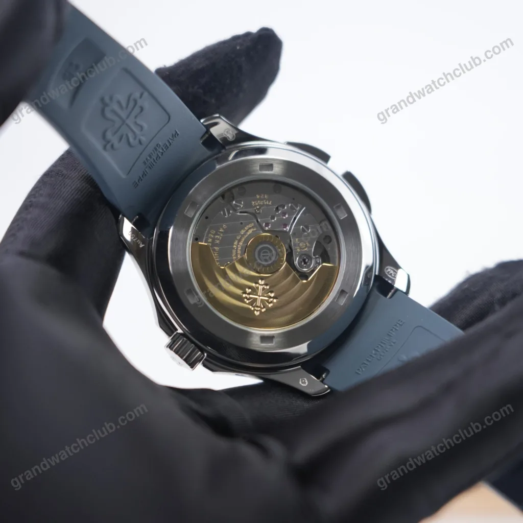 Super Clone Patek Philippe Aquanaut 40mm Rubber Strap Steel 5164G - view 7
