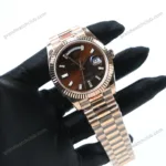 Super Clone Rolex Day-Date Chocolate Diamond Dial 228235-0003 40 mm – Swiss SuperClone