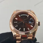Super Clone Rolex Day-Date Chocolate Diamond Dial 228235-0003 40 mm – Swiss SuperClone