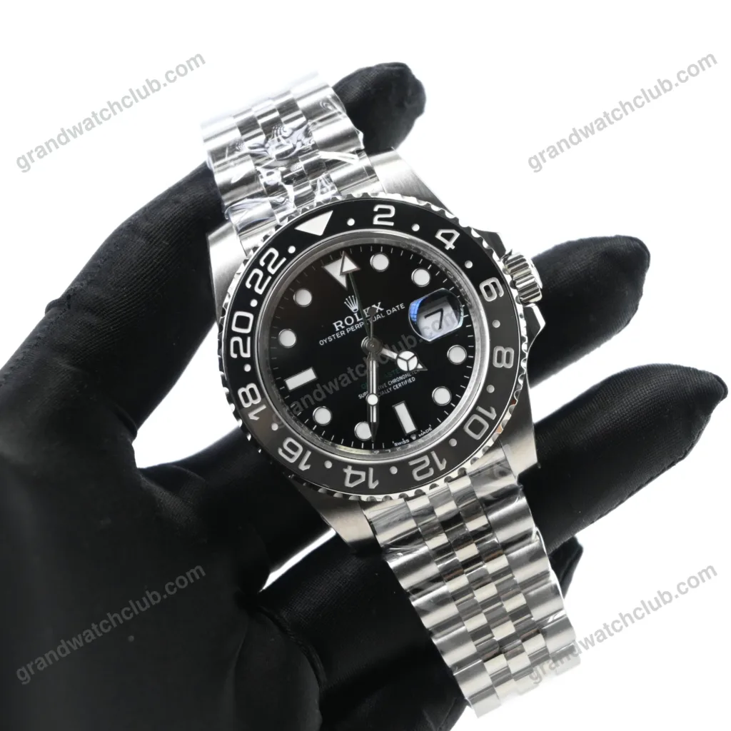Super Clone Rolex GMT-Master II 126710GRNR “Bruce Wayne” Jubilee 2024 – Swiss SuperClone