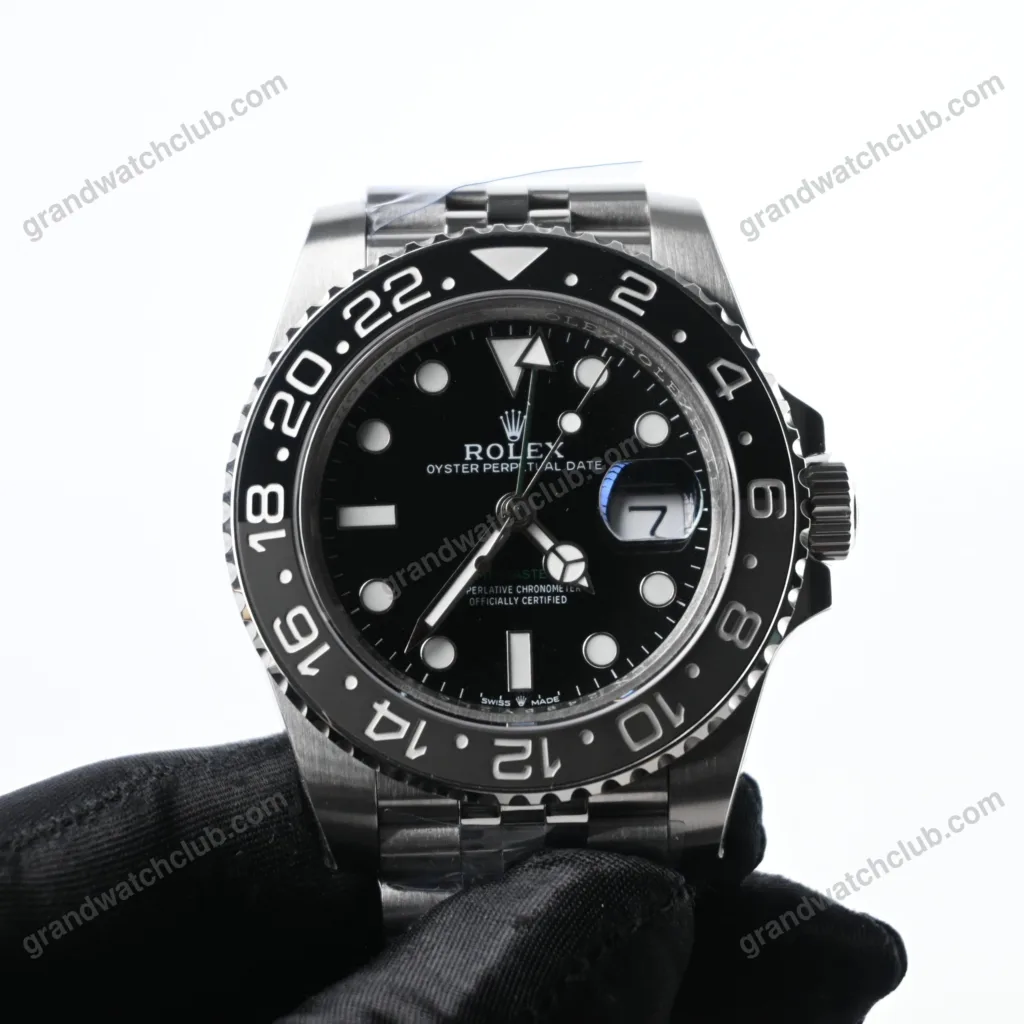 Super Clone Rolex GMT-Master II 126710GRNR “Bruce Wayne” Jubilee 2024 – Swiss SuperClone
