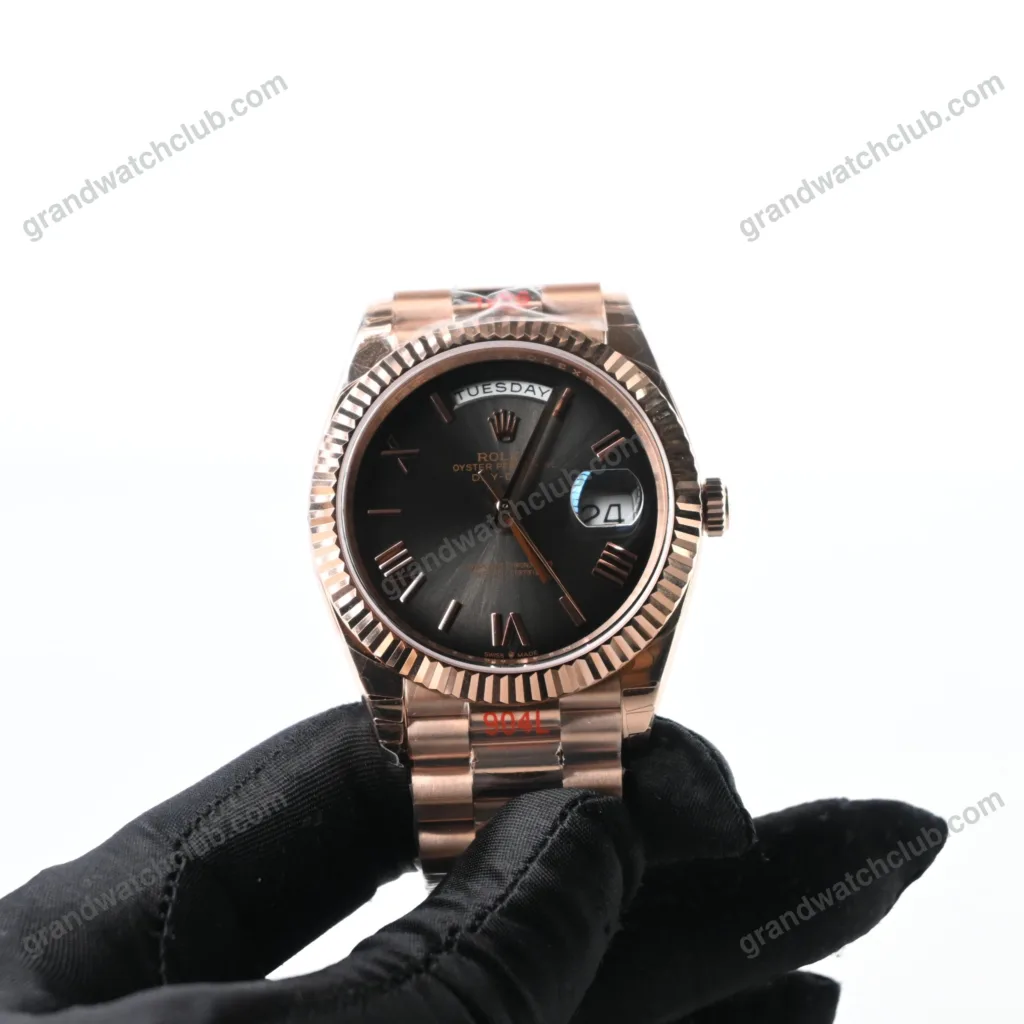 Super Clone Rolex Day-Date Slate Ombré Dial 228235-0055 40 mm – Swiss SuperClone