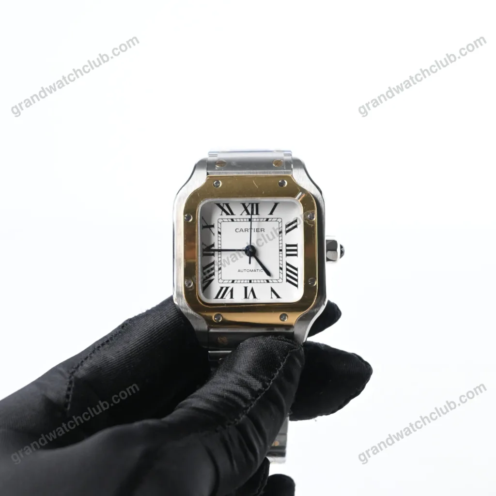 Super Clone Cartier Santos De Cartier Two Tone W2SA0006 35.5mm – Swiss SuperClone