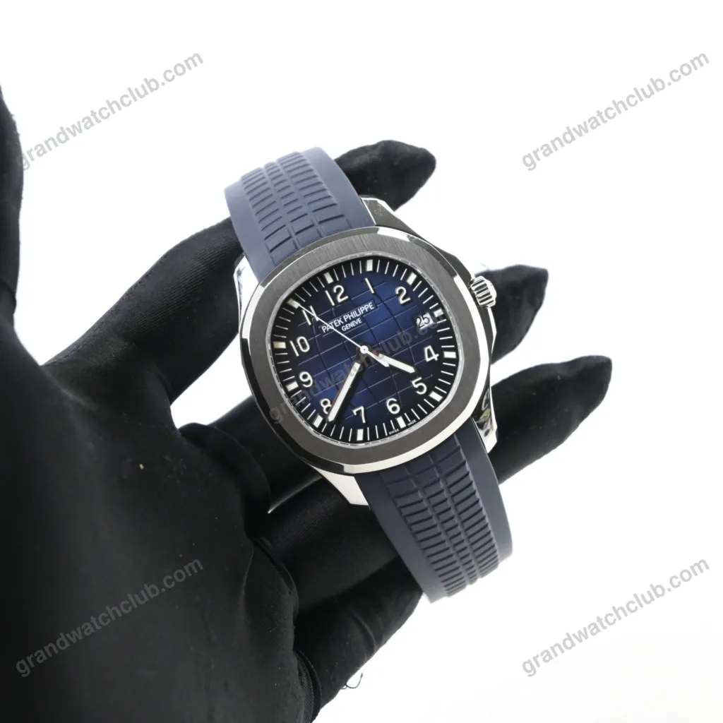 Super Clone Patek Philippe Aquanaut 5168G-001 Blue Rubber Strap – Swiss SuperClone