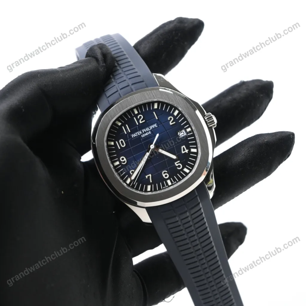 Super Clone Patek Philippe Aquanaut 5168G-001 Blue Rubber Strap – Swiss SuperClone