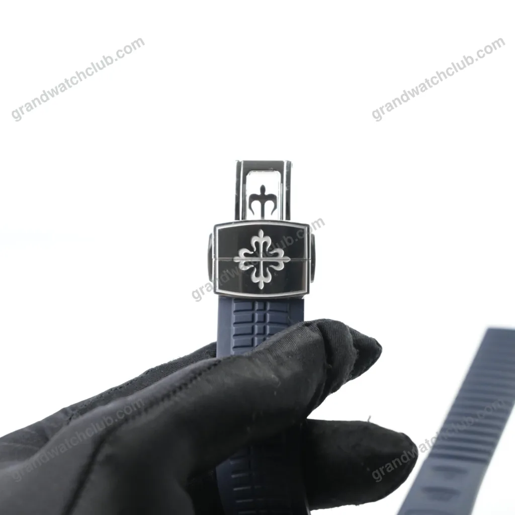 Super Clone Patek Philippe Aquanaut 5168G-001 Blue Rubber Strap – Swiss SuperClone