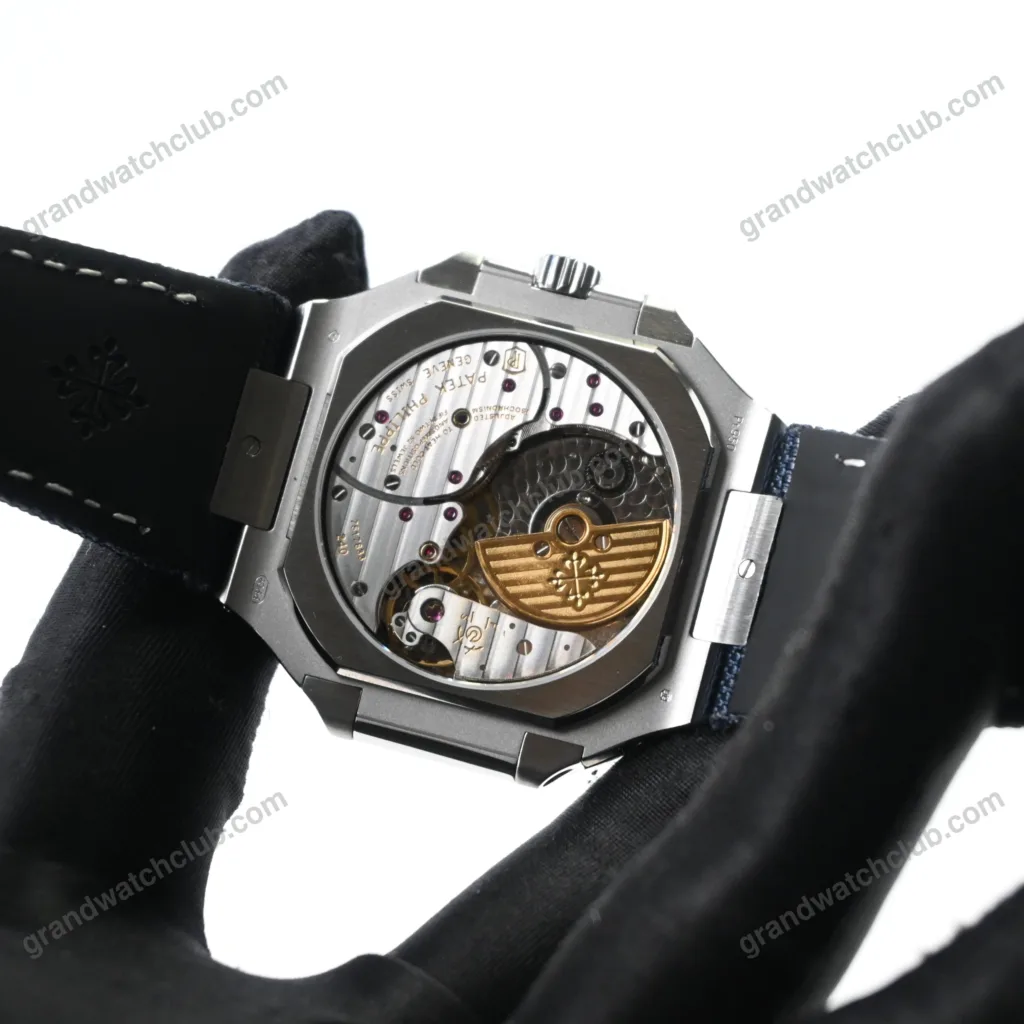 Super Clone Patek Philippe Cubitus 5822P-001 Platinum Instantaneous Grand Date Day Moon Phases – Swiss SuperClone
