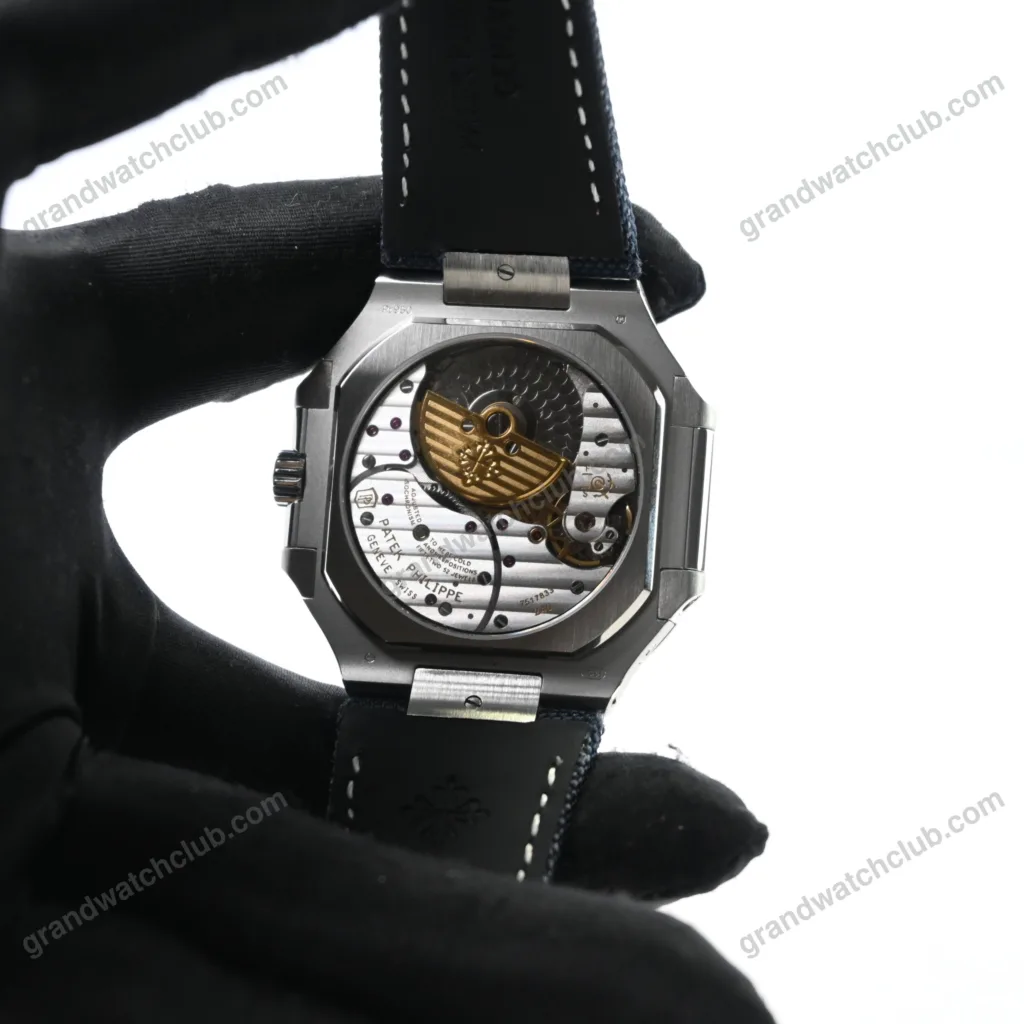 Super Clone Patek Philippe Cubitus 5822P-001 Platinum Instantaneous Grand Date Day Moon Phases – Swiss SuperClone