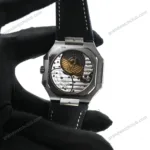 Super Clone Patek Philippe Cubitus 5822P-001 Platinum Instantaneous Grand Date Day Moon Phases – Swiss SuperClone