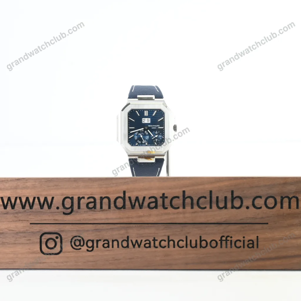 Super Clone Patek Philippe Cubitus 5822P-001 Platinum Instantaneous Grand Date Day Moon Phases – Swiss SuperClone
