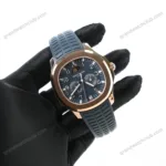 Super Clone Patek Philippe Aquanaut 5261A Moonphase Tifany Blue Rose 40mm – – Swiss SuperClone