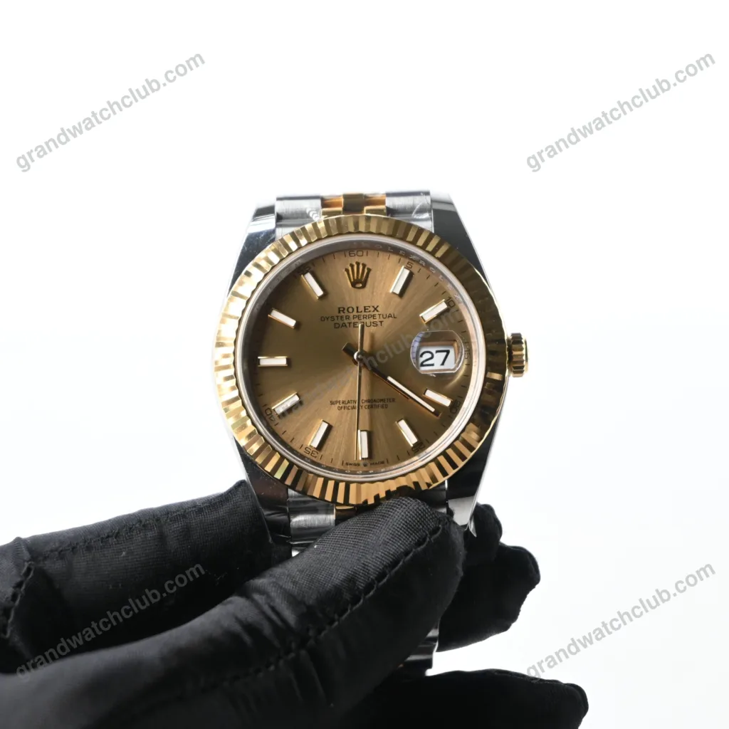 Super Clone Rolex Datejust Champagne Dial 126333-0010 41 mm – Swiss SuperClone