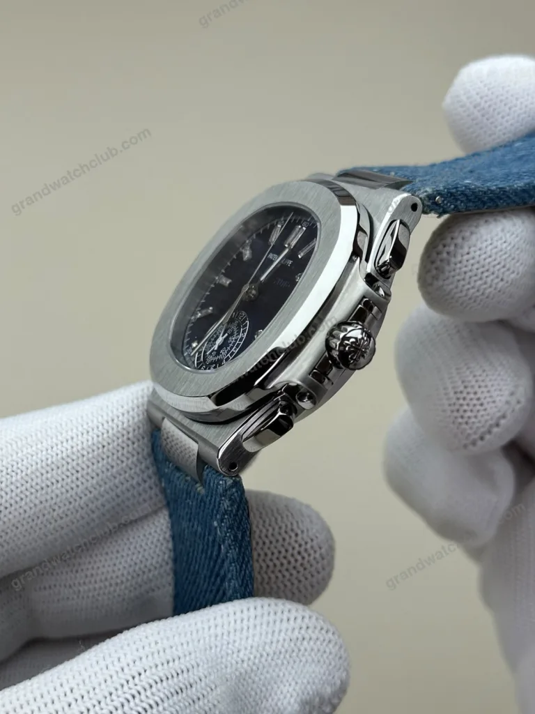 Super Clone Patek Philippe Nautilus 40mm Steel Bracelet Steel – Swiss SuperClone 5980.60G.001