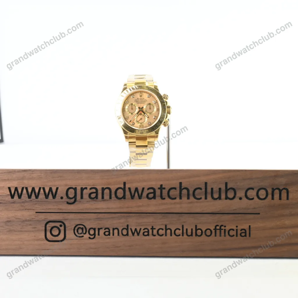 Super Clone Rolex Daytona Champagne Dial 116528 – Swiss SuperClone