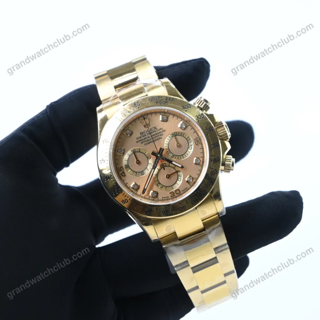 Super Clone Rolex Daytona Champagne Dial 116528 – Swiss SuperClone