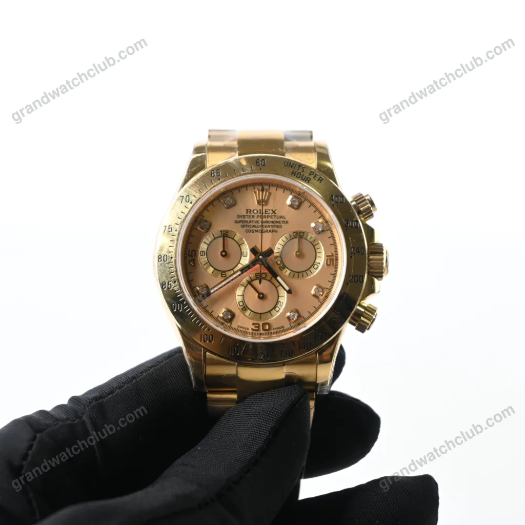 Super Clone Rolex Daytona Champagne Dial 116528 – Swiss SuperClone