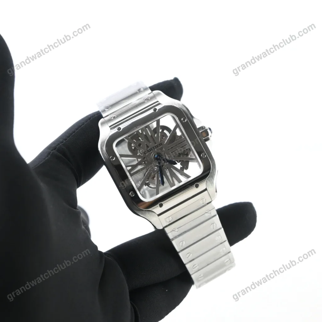 Super Clone Cartier Santos Large Skeleton WHSA0015 39mm – Swiss SuperClone
