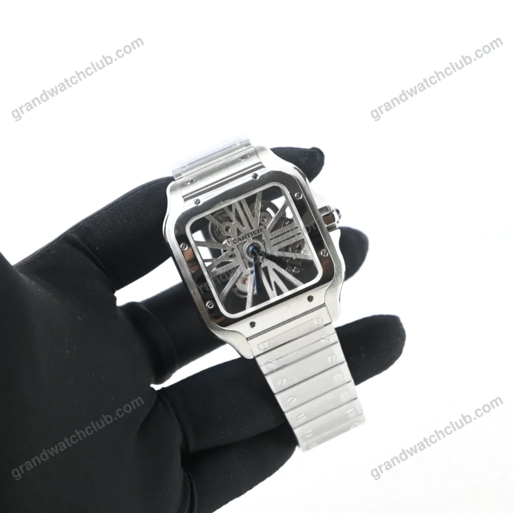 Super Clone Cartier Santos Large Skeleton WHSA0015 39mm – Swiss SuperClone