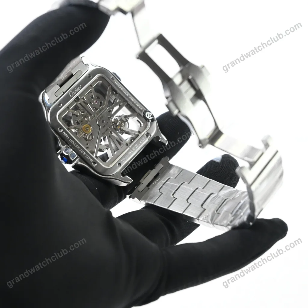 Super Clone Cartier Santos Large Skeleton WHSA0015 39mm – Swiss SuperClone