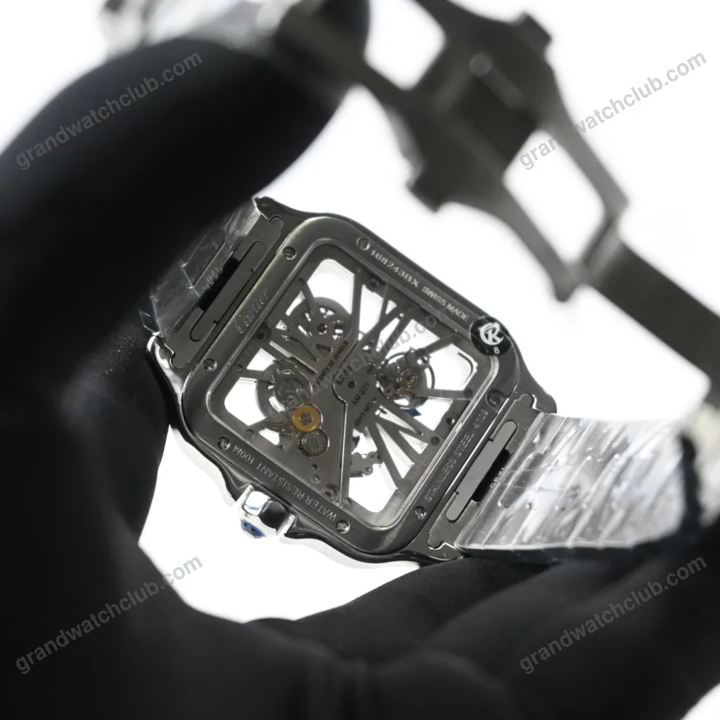 Super Clone Cartier Santos Large Skeleton WHSA0015 39mm – Swiss SuperClone