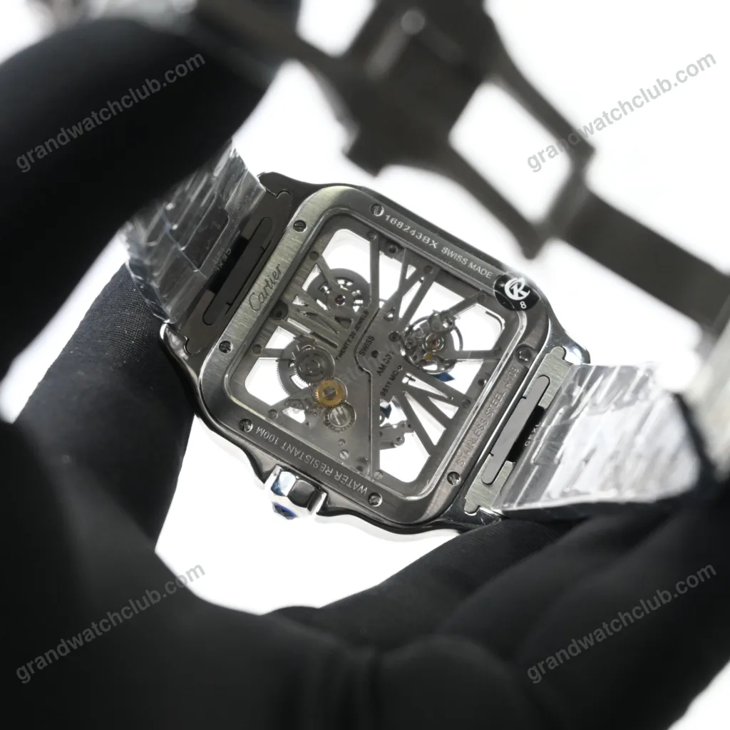 Super Clone Cartier Santos Large Skeleton WHSA0015 39mm – Swiss SuperClone
